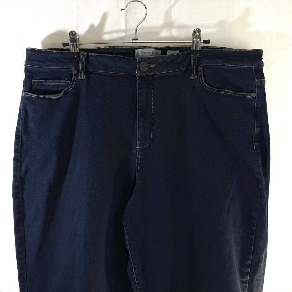 Coldwater Creek The Creek Mid Rise Size 18 Stretch Comfort Straight Jean. - Picture 8 of 9